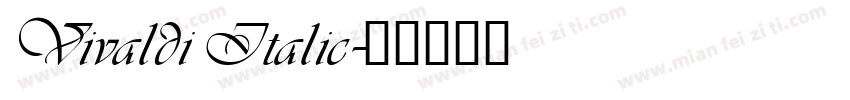 Vivaldi Italic字体转换